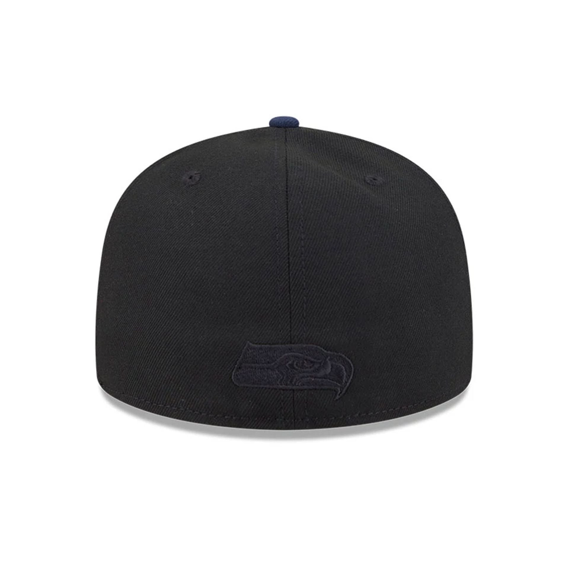 Pictured is this Seattle Seahawks NFL x Nickelodeon black 59FIFTY Fitted cap. 7