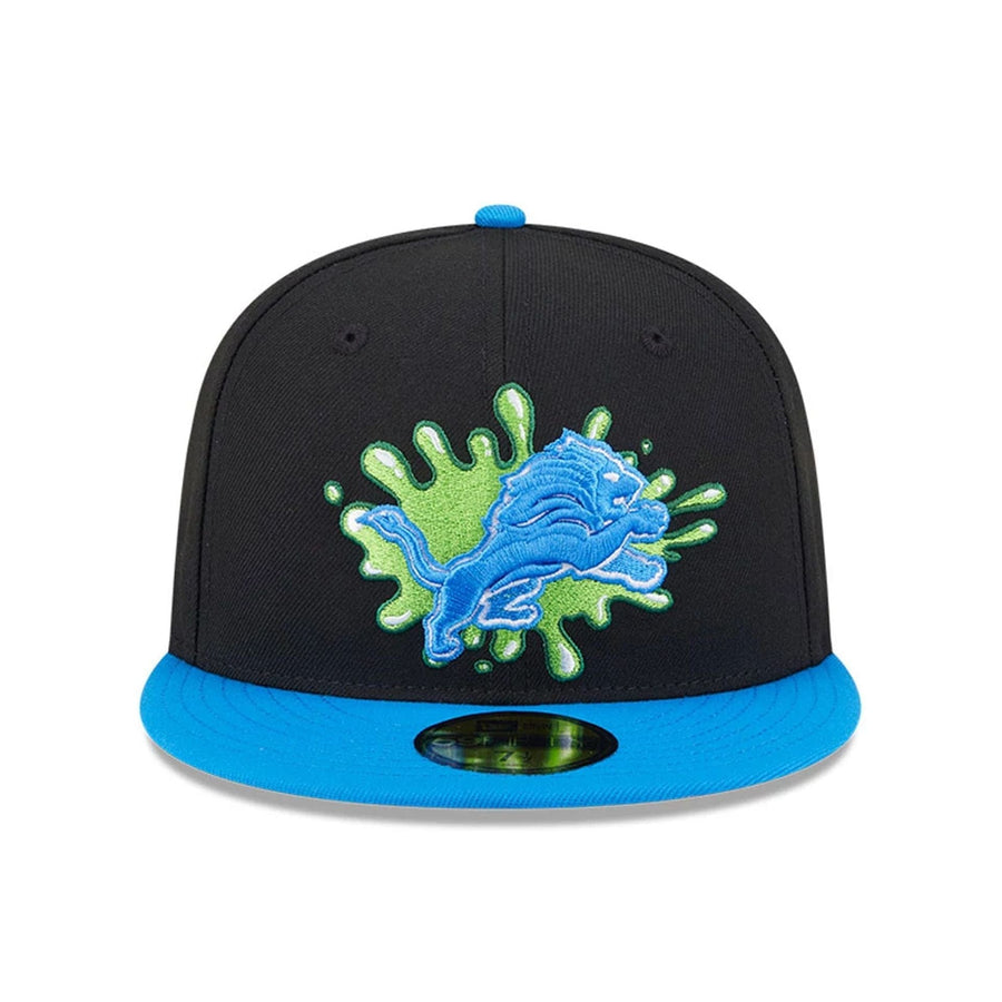 Pictured is this Detroit Lions NFL x Nickelodeon black 59FIFTY Fitted cap. 3