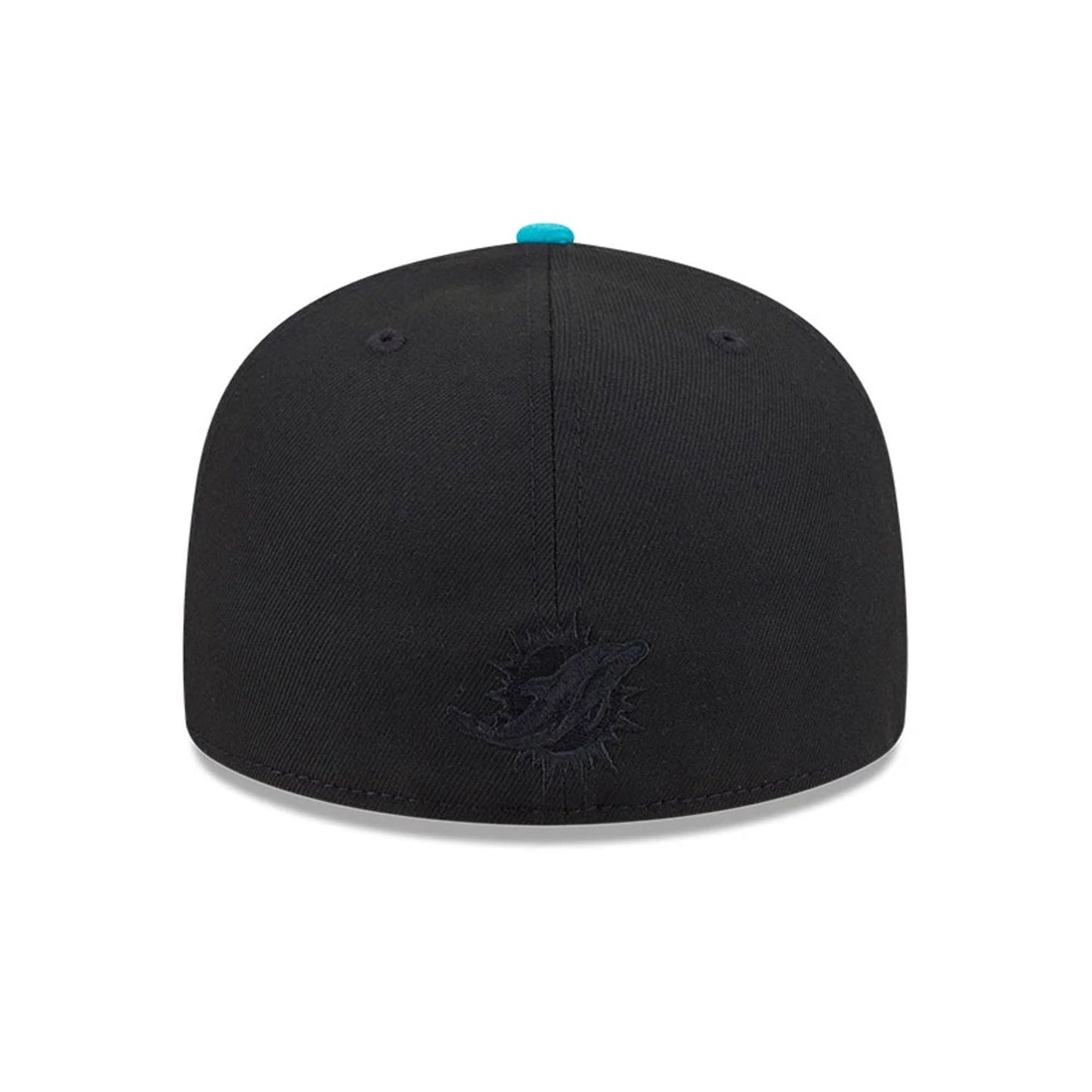 Pictured is this Miami Dolphins NFL x Nickelodeon black 59FIFTY Fitted cap. 5
