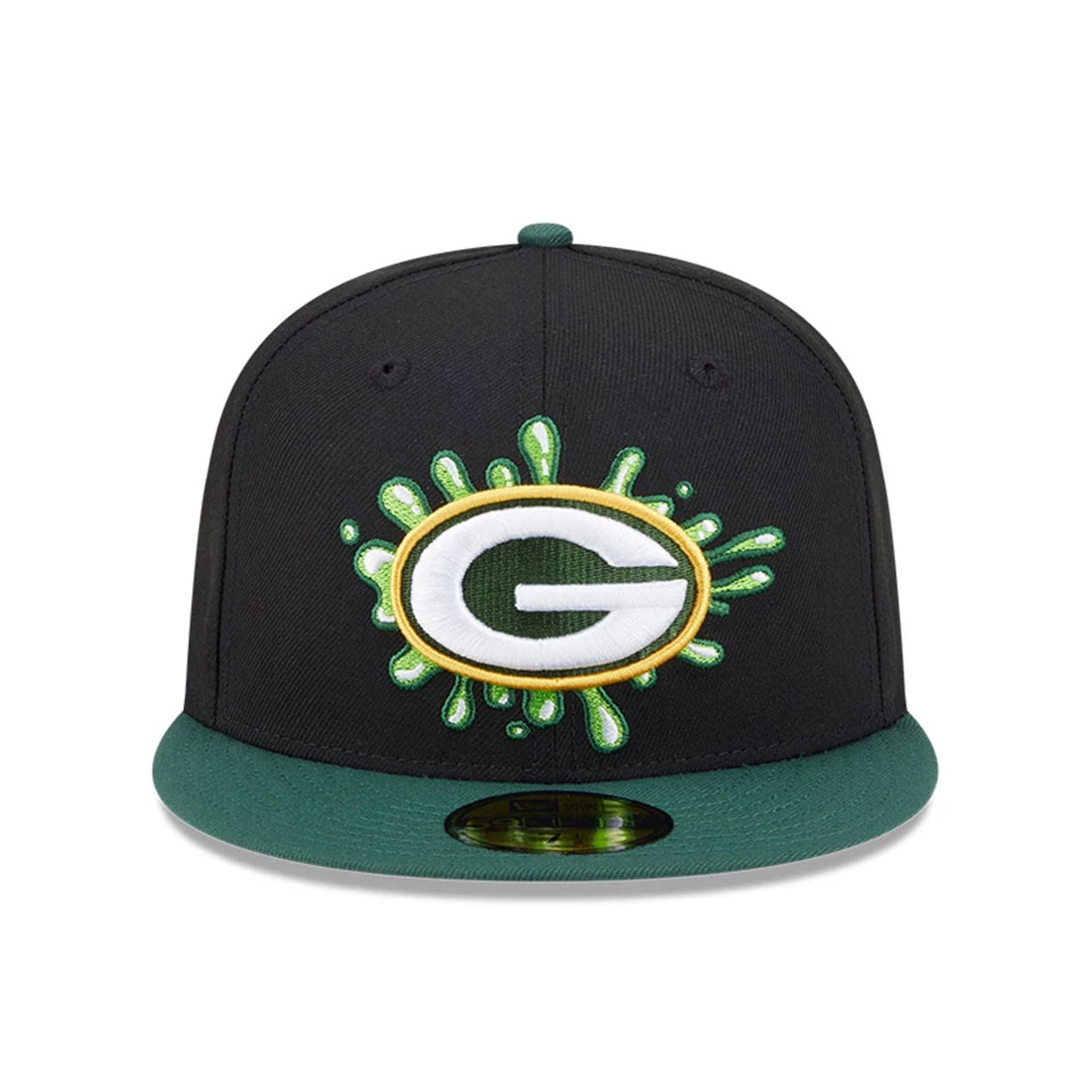 Pictured is this Green Bay Packers NFL x Nickelodeon black 59FIFTY Fitted cap. 3