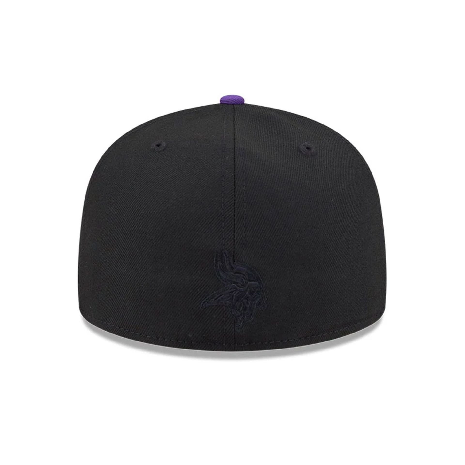 Pictured is this Minnesota Vikings NFL x Nickelodeon black 59FIFTY Fitted cap. 7