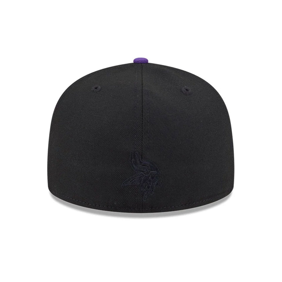 Pictured is this Minnesota Vikings NFL x Nickelodeon black 59FIFTY Fitted cap. 7