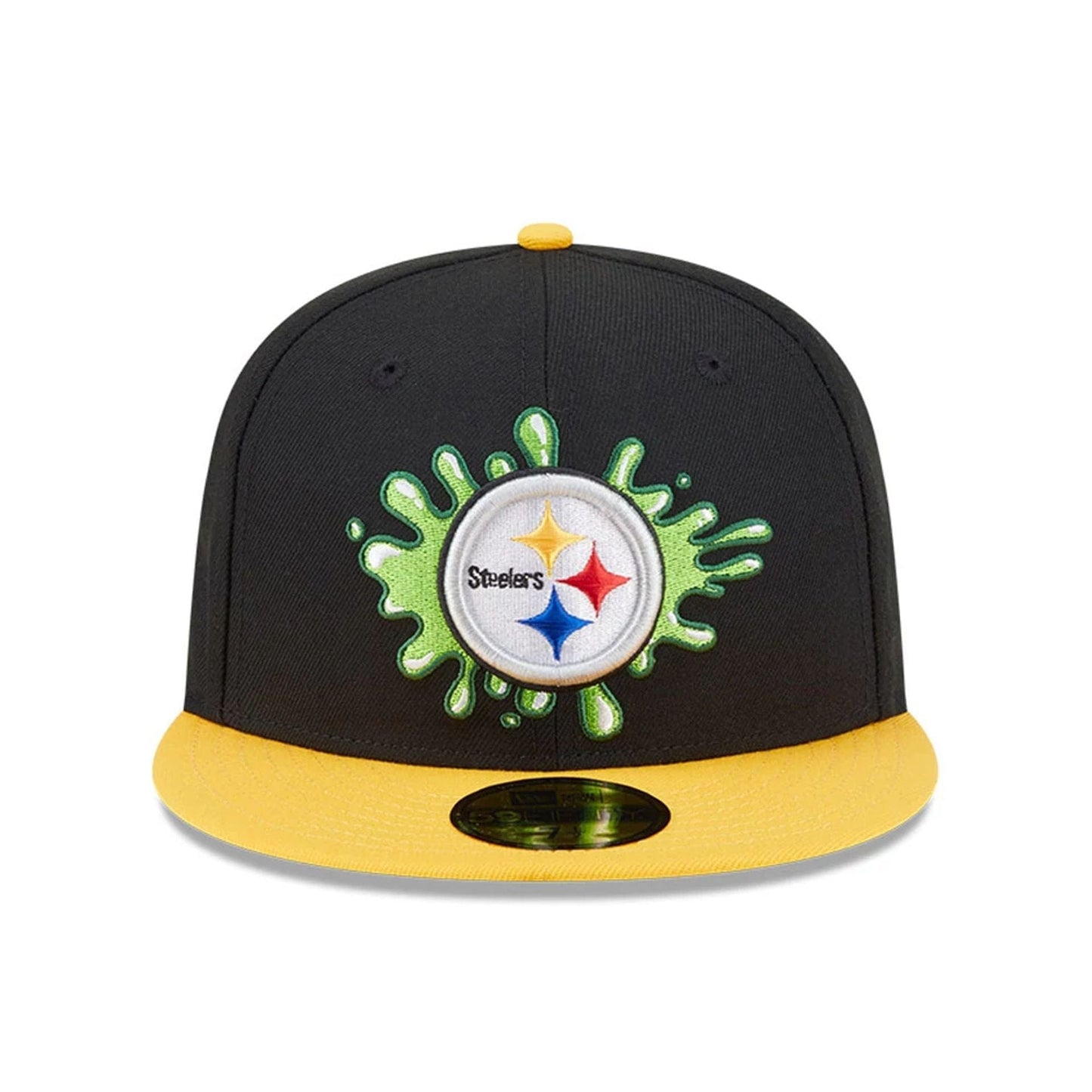 Pictured is this Pittsburgh Steelers NFL x Nickelodeon black 59FIFTY Fitted cap. 3