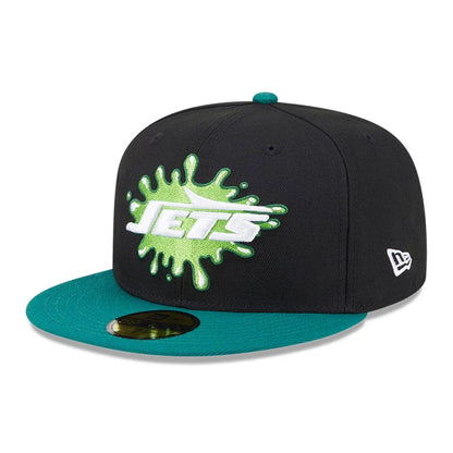 Pictured is this New York Jets NFL x Nickelodeon black 59FIFTY Fitted cap. 1