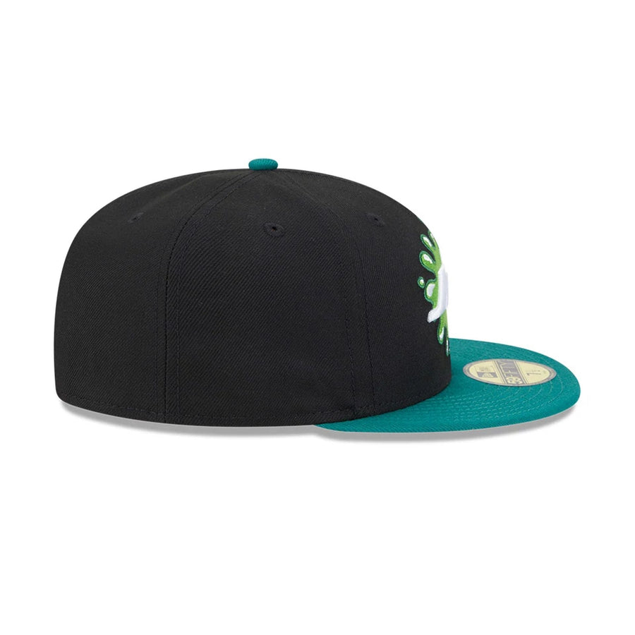 Pictured is this New York Jets NFL x Nickelodeon black 59FIFTY Fitted cap. 6