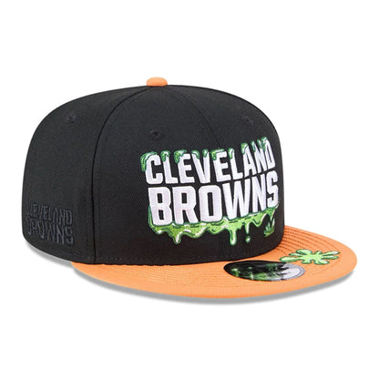 Pictured is this Cleveland Browns NFL x Nickelodeon black 9FIFTY Snapback cap. 4