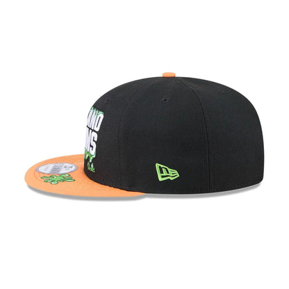Pictured is this Cleveland Browns NFL x Nickelodeon black 9FIFTY Snapback cap. 5