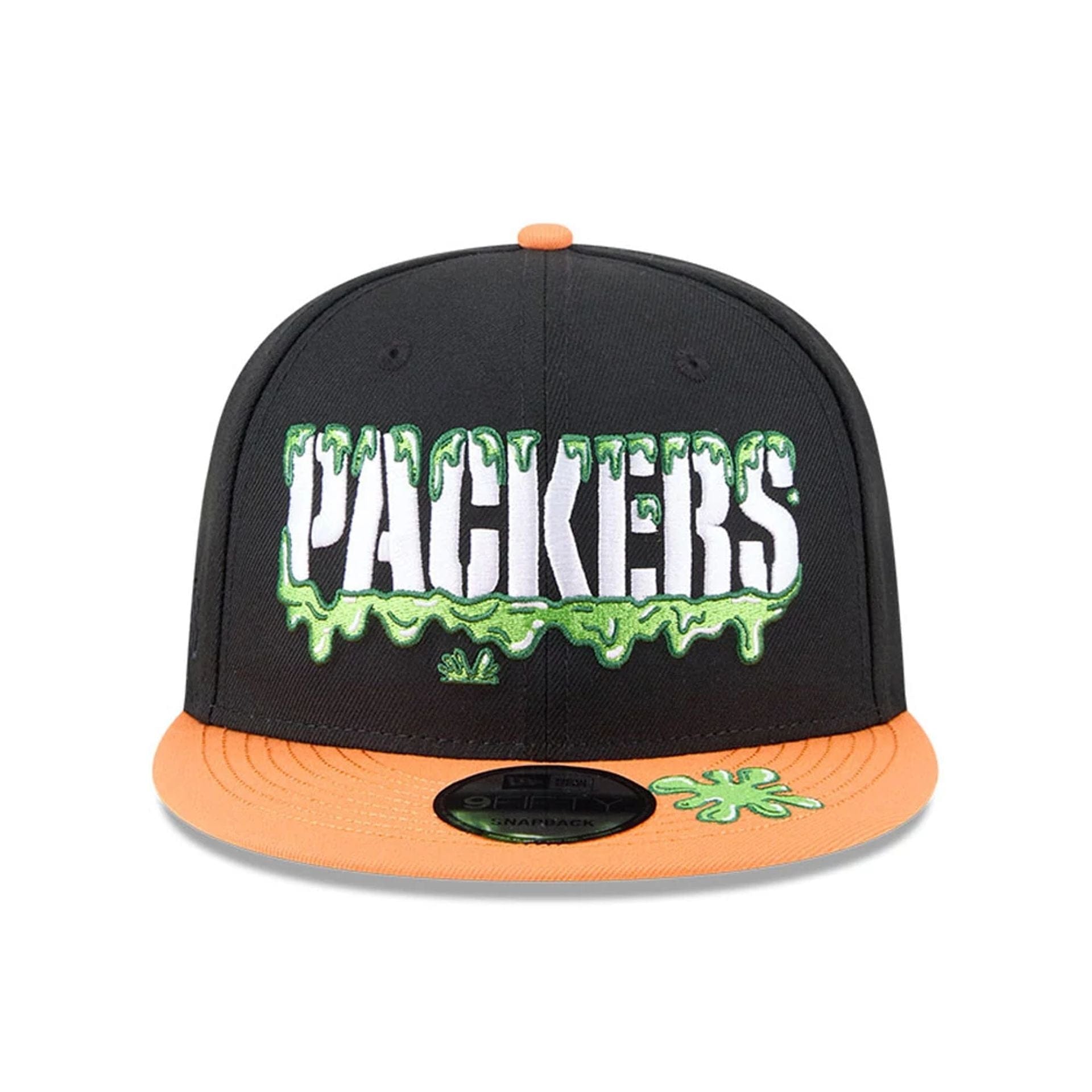 Pictured is this Green Bay Packers NFL x Nickelodeon black 9FIFTY Snapback cap. 3