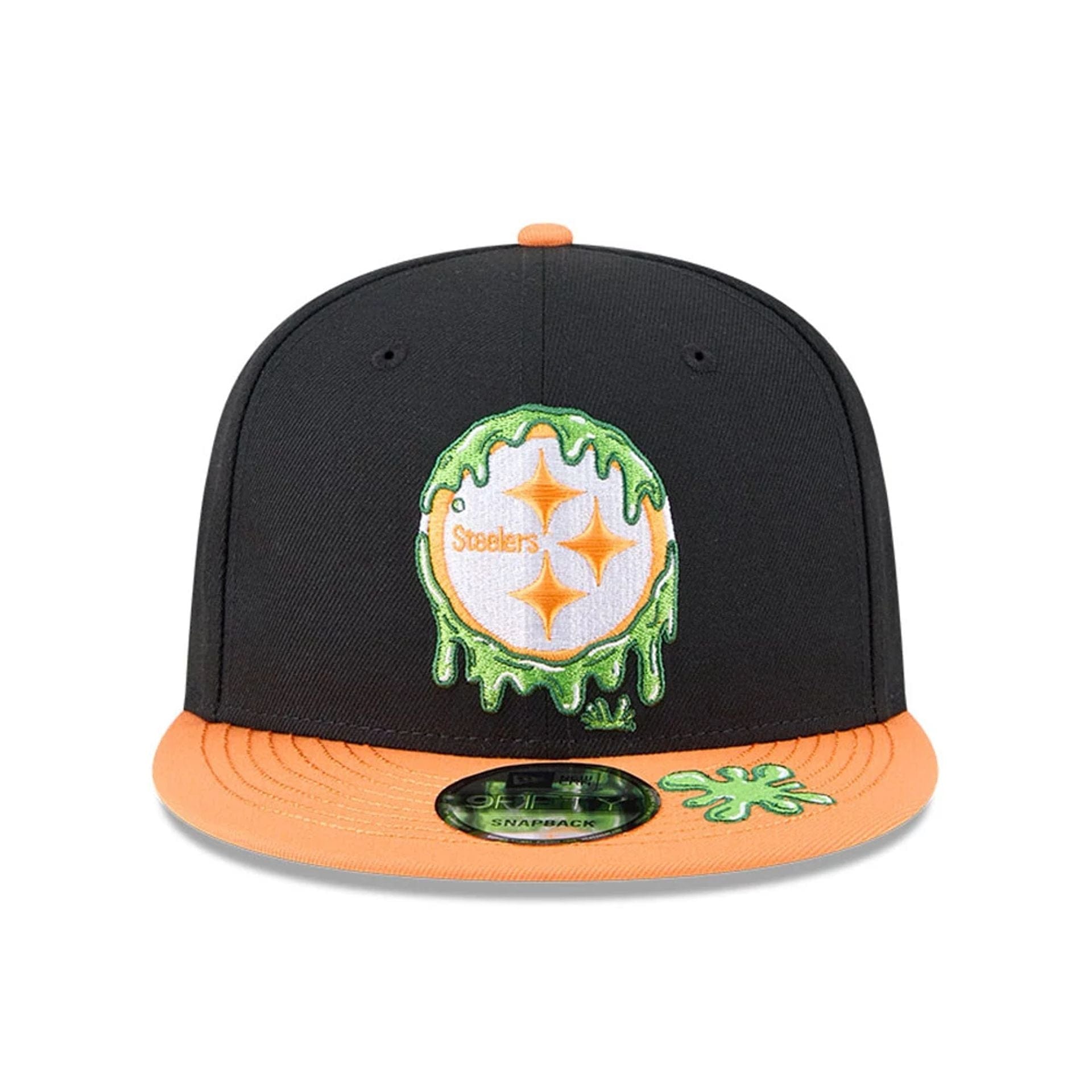 Pictured is this Pittsburgh Steelers NFL x Nickelodeon black 9FIFTY Snapback cap. 3