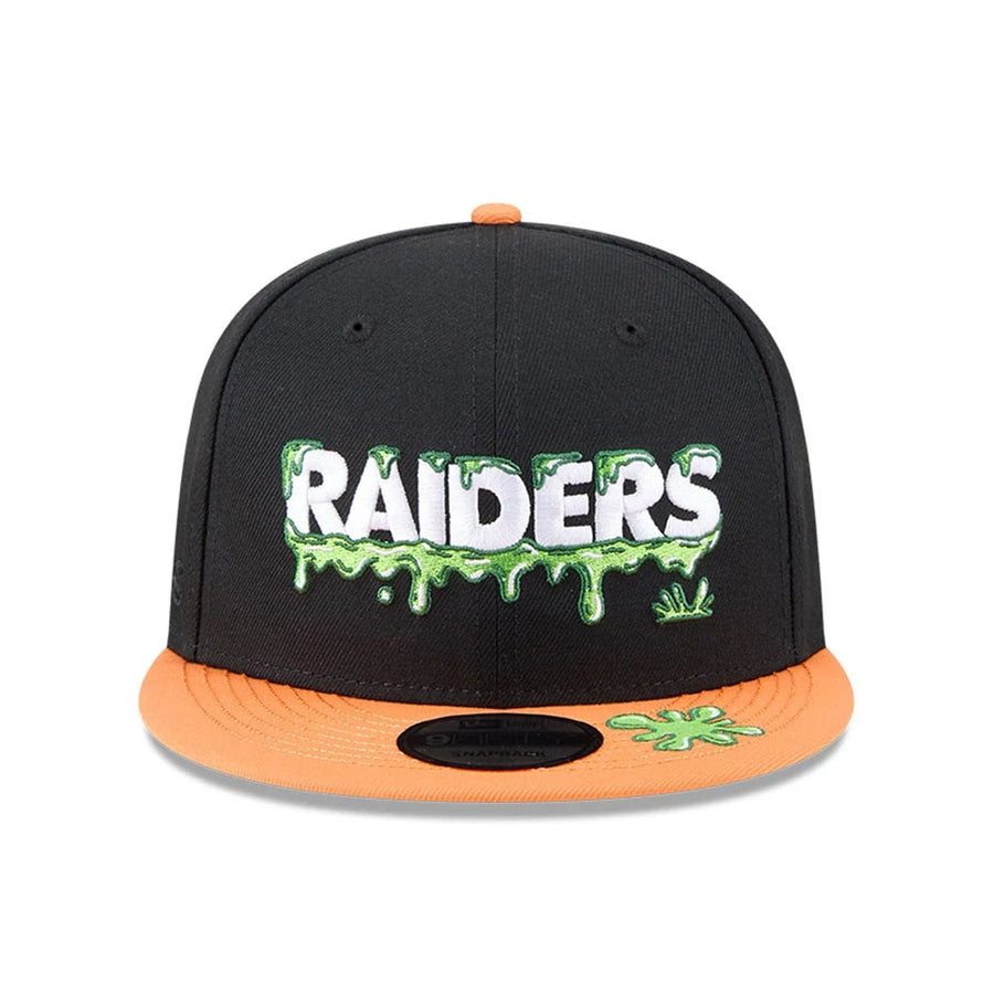 Pictured is this Las Vegas Raiders NFL x Nickelodeon black 9FIFTY Snapback cap. 3