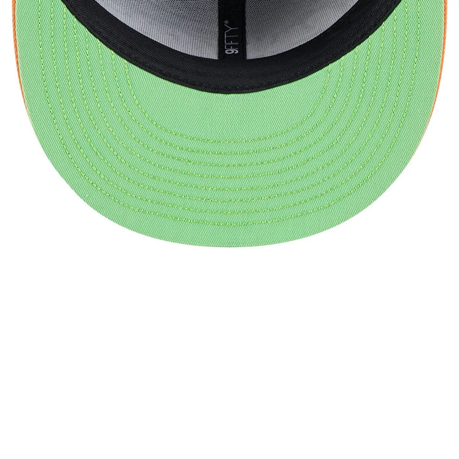 Pictured is this Las Vegas Raiders NFL x Nickelodeon black 9FIFTY Snapback cap. 2