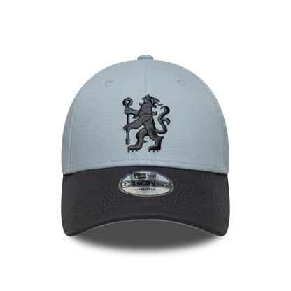 Pictured is this Youth Core Chelsea FC Lion Crest 9FORTY in blue. 2
