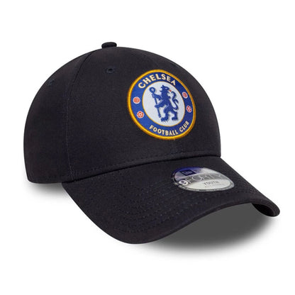 Pictured is this Youth Core Chelsea FC Lion Crest 9FORTY in blue. 3