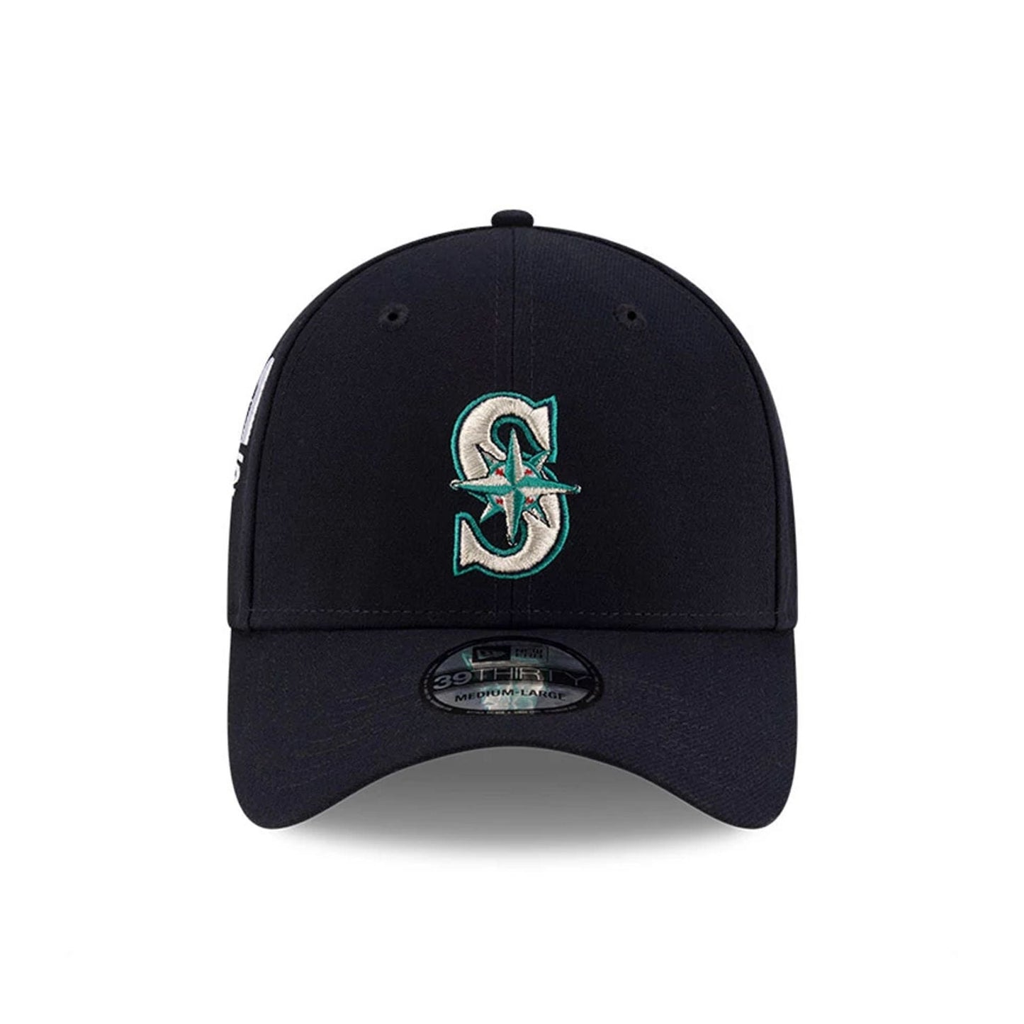 This is a Seattle Mariners Ichiro Hall Of Fame Navy 39THIRTY Stretch Fit Cap 2