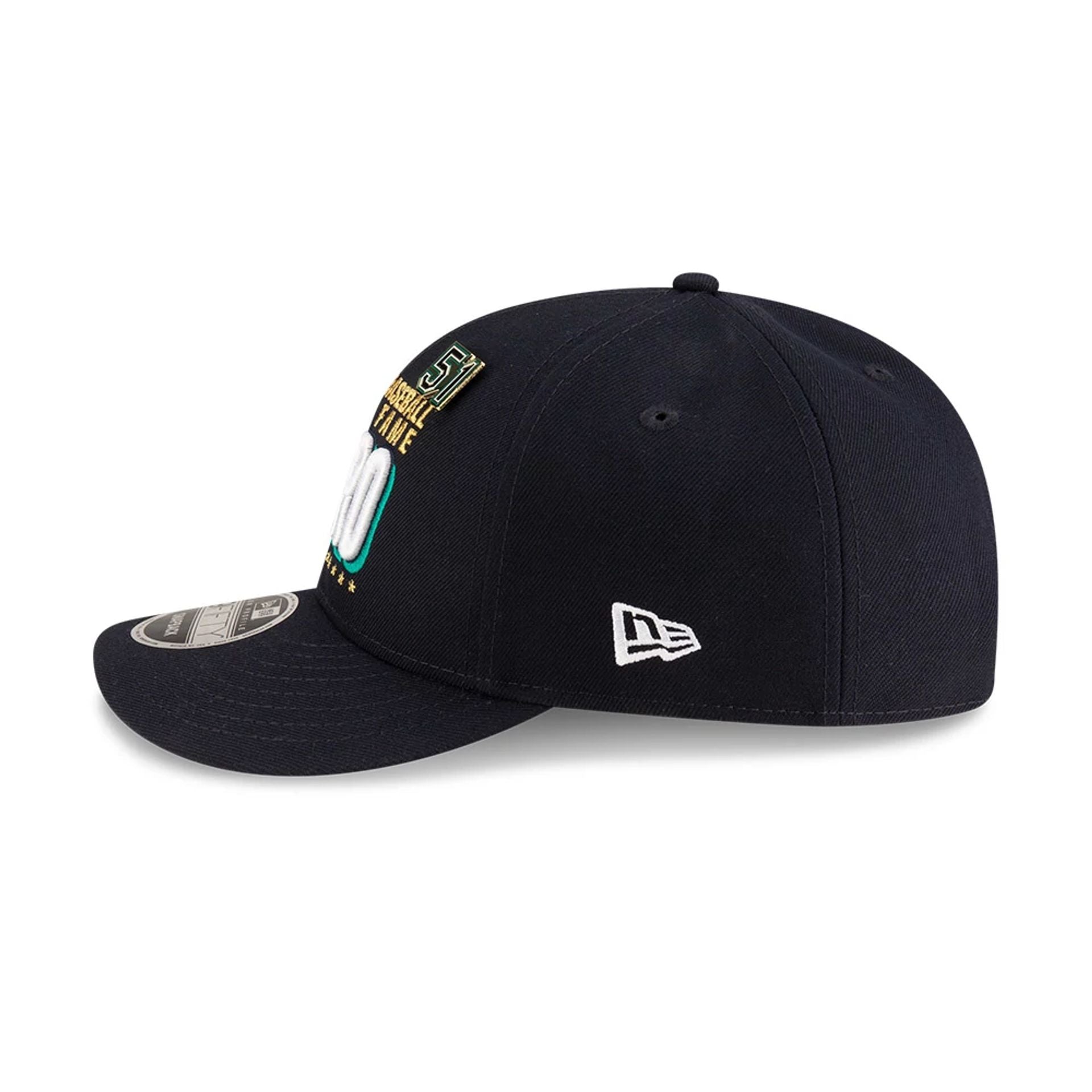 This is a Seattle Mariners MLB 2025 Ichiro Hall Of Fame Navy Low Profile 9FIFTY Snapback Adjustable Cap 6