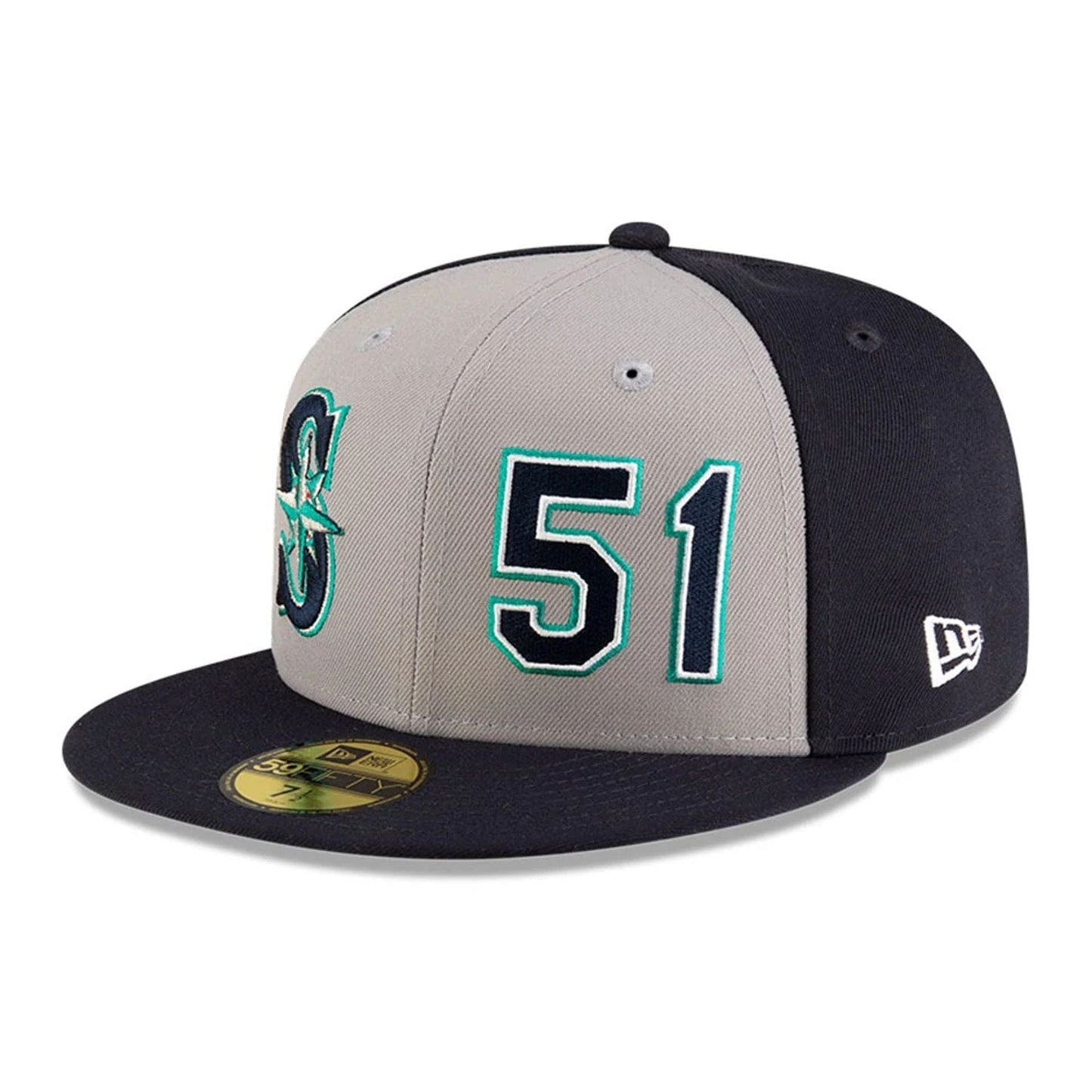 This is a Seattle Mariners MLB 2025 Ichiro Hall Of Fame Navy 59FIFTY Fitted Cap 4
