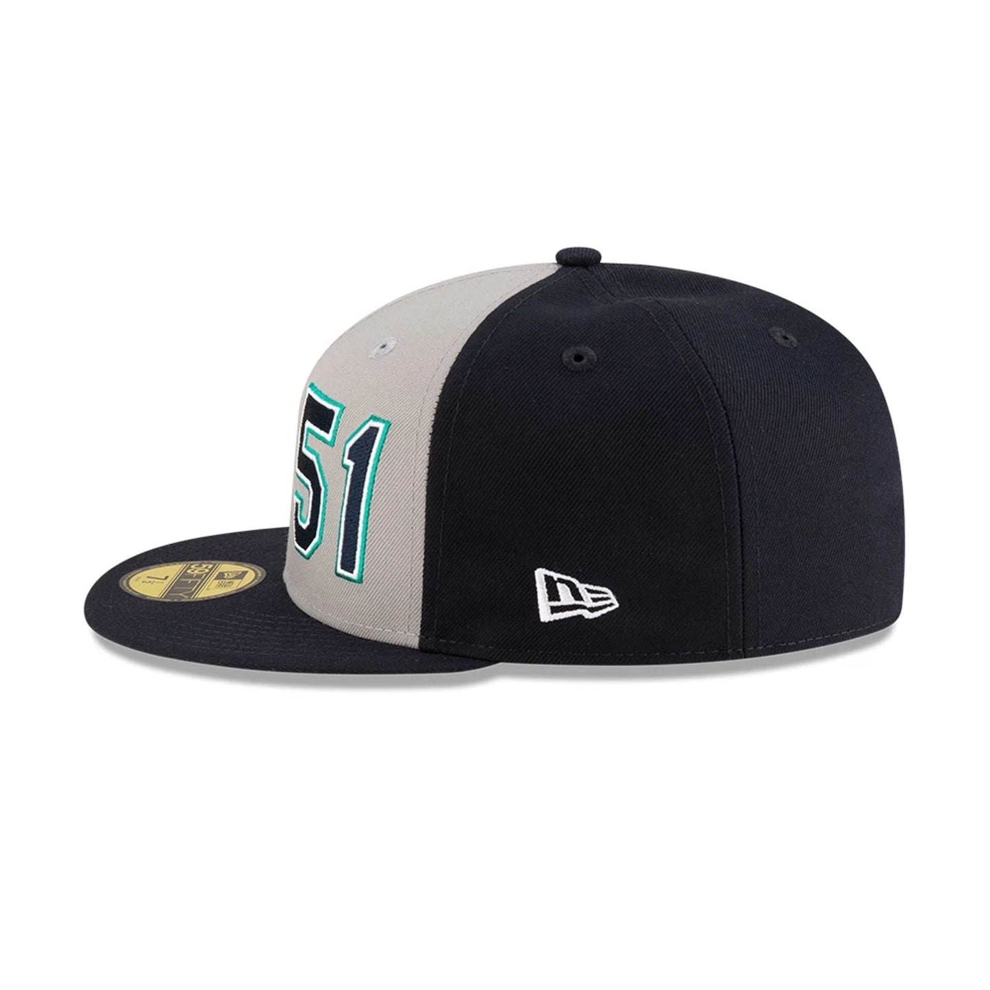 This is a Seattle Mariners MLB 2025 Ichiro Hall Of Fame Navy 59FIFTY Fitted Cap 6