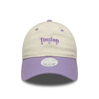 This is a RC Toulonnais Womens Linen Light Beige 9TWENTY Adjustable Cap 2