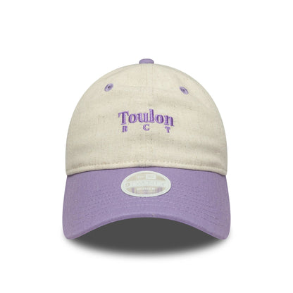 This is a RC Toulonnais Womens Linen Light Beige 9TWENTY Adjustable Cap 2