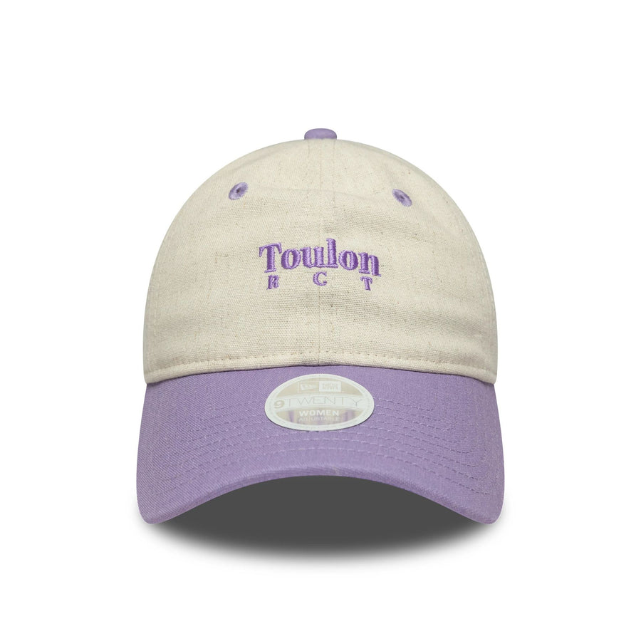 This is a RC Toulonnais Womens Linen Light Beige 9TWENTY Adjustable Cap 2