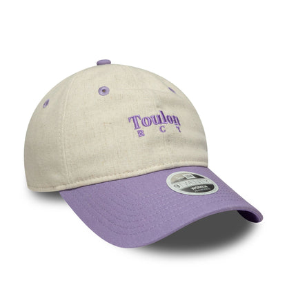 This is a RC Toulonnais Womens Linen Light Beige 9TWENTY Adjustable Cap 3