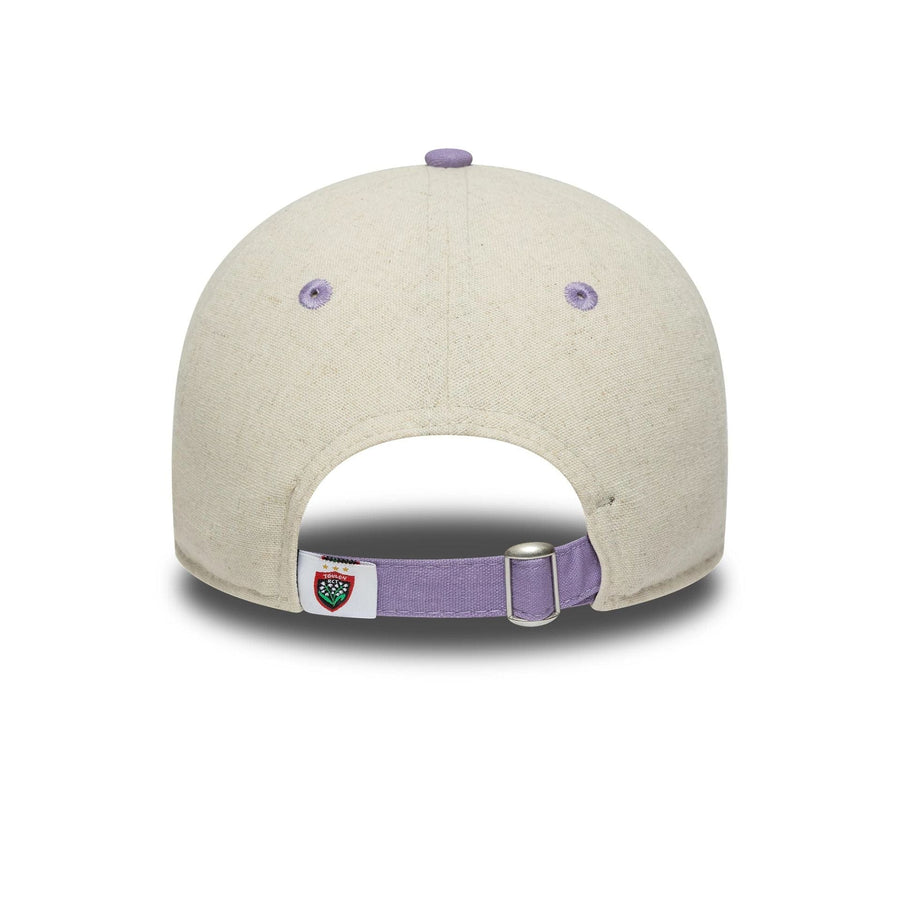 This is a RC Toulonnais Womens Linen Light Beige 9TWENTY Adjustable Cap 6