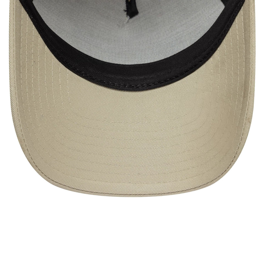This is a RC Toulonnais Rct Light Beige 9FORTY E-Frame Trucker Adjustable Cap 7