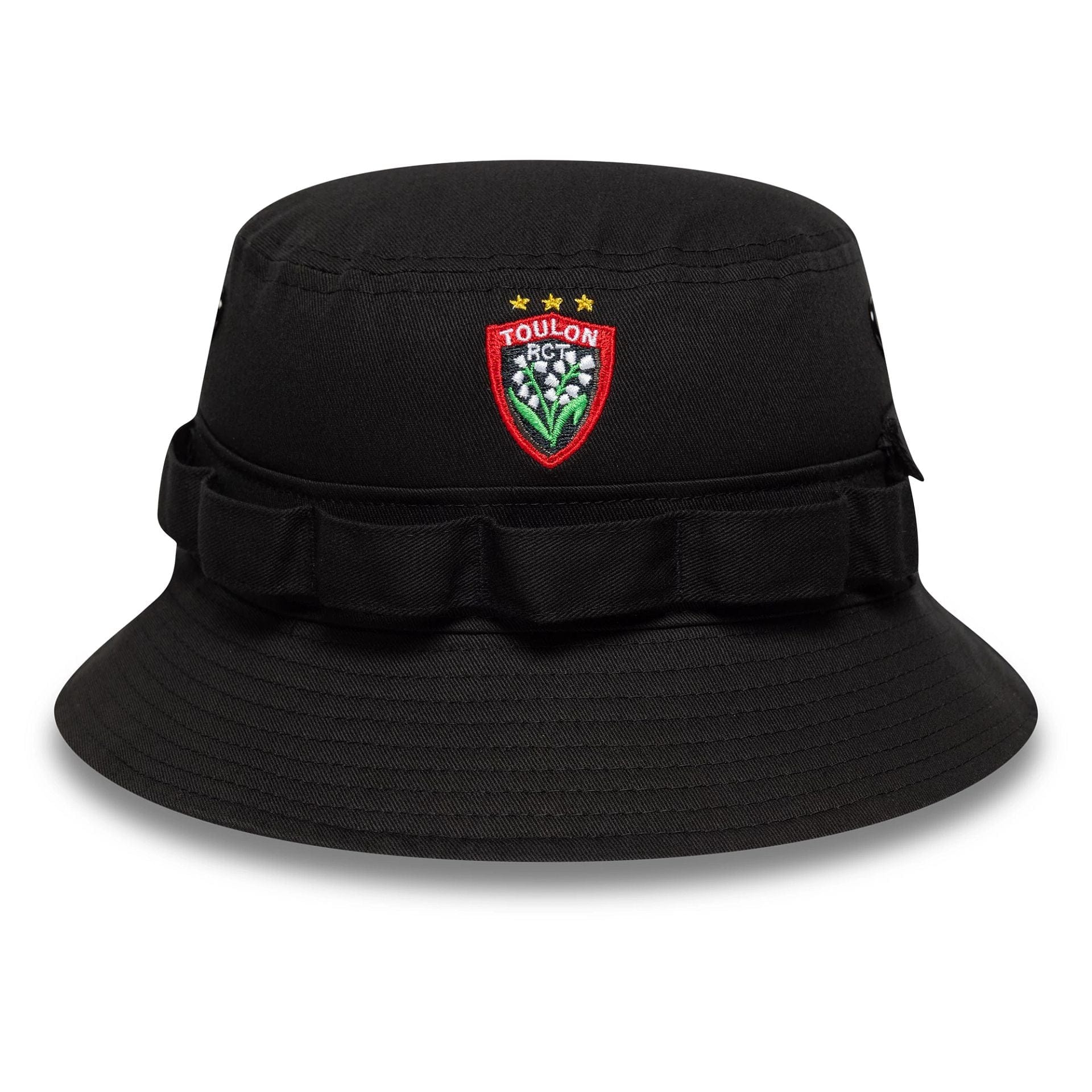 This is a RC Toulonnais Core Black Adventure Bucket Hat 2
