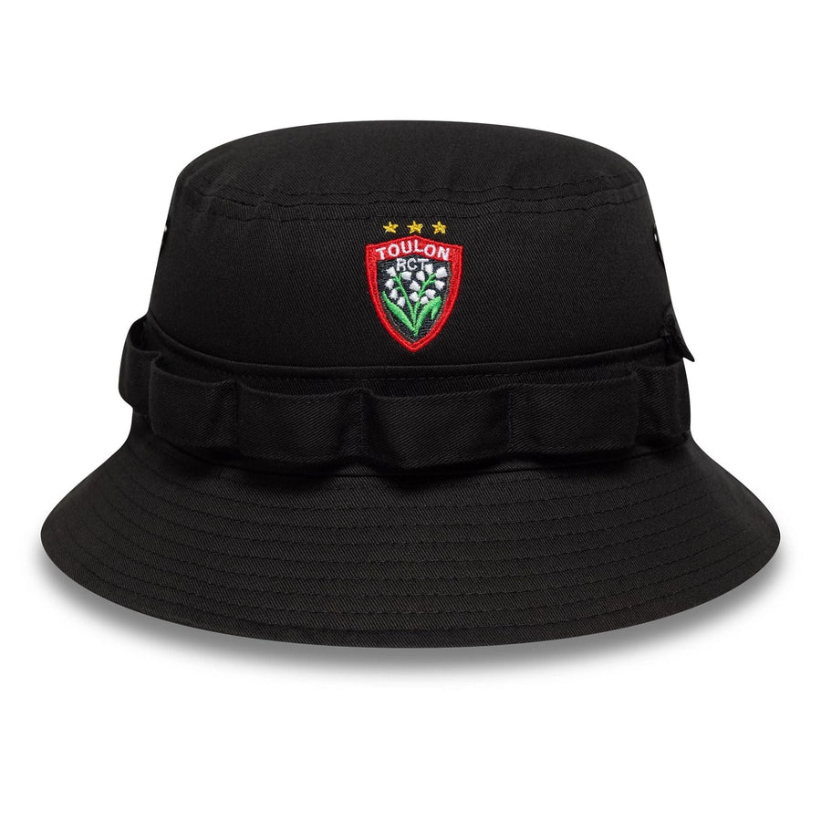 This is a RC Toulonnais Core Black Adventure Bucket Hat 2