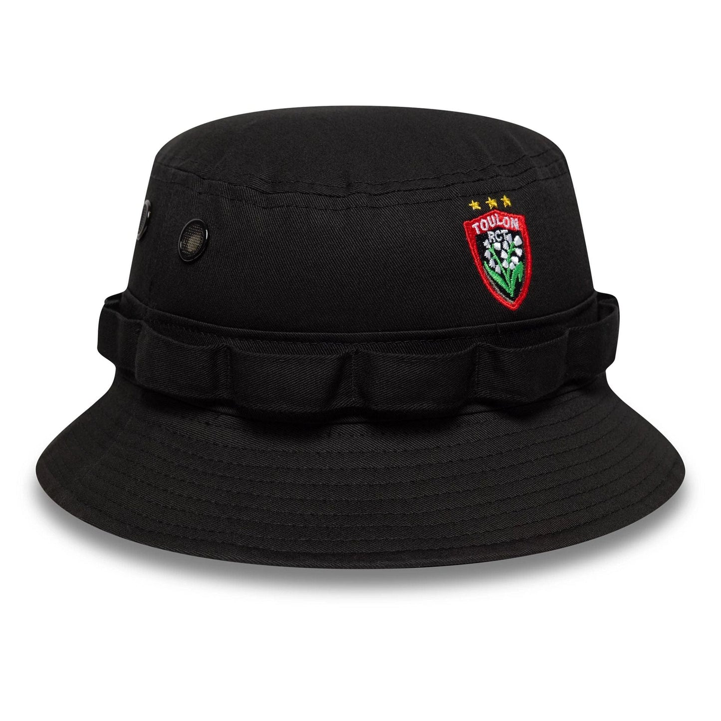 This is a RC Toulonnais Core Black Adventure Bucket Hat 3