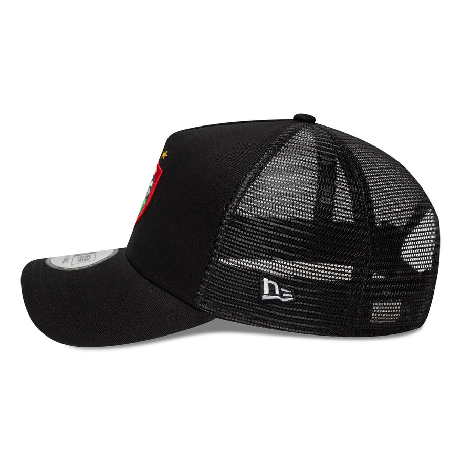 This is a RC Toulonnais Core Black 9FORTY E-Frame Trucker Adjustable Cap 4