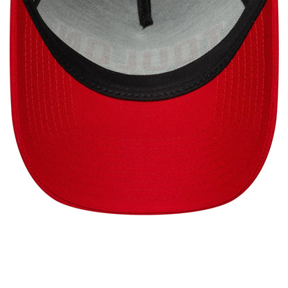 This is a RC Toulonnais Collegiate Black 9FORTY E-Frame Trucker Adjustable Cap 7