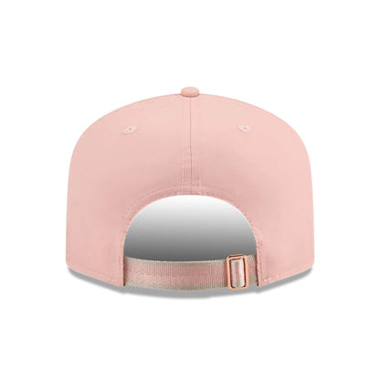 This is a Atlanta Braves Blush Crinkle Pastel Pink 19TWENTY Adjustable Cap 6