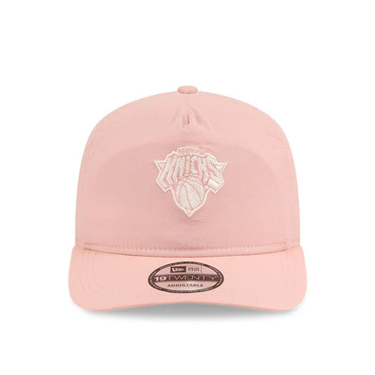 This is a New York Knicks Blush Crinkle Pastel Pink 19TWENTY Adjustable Cap 2