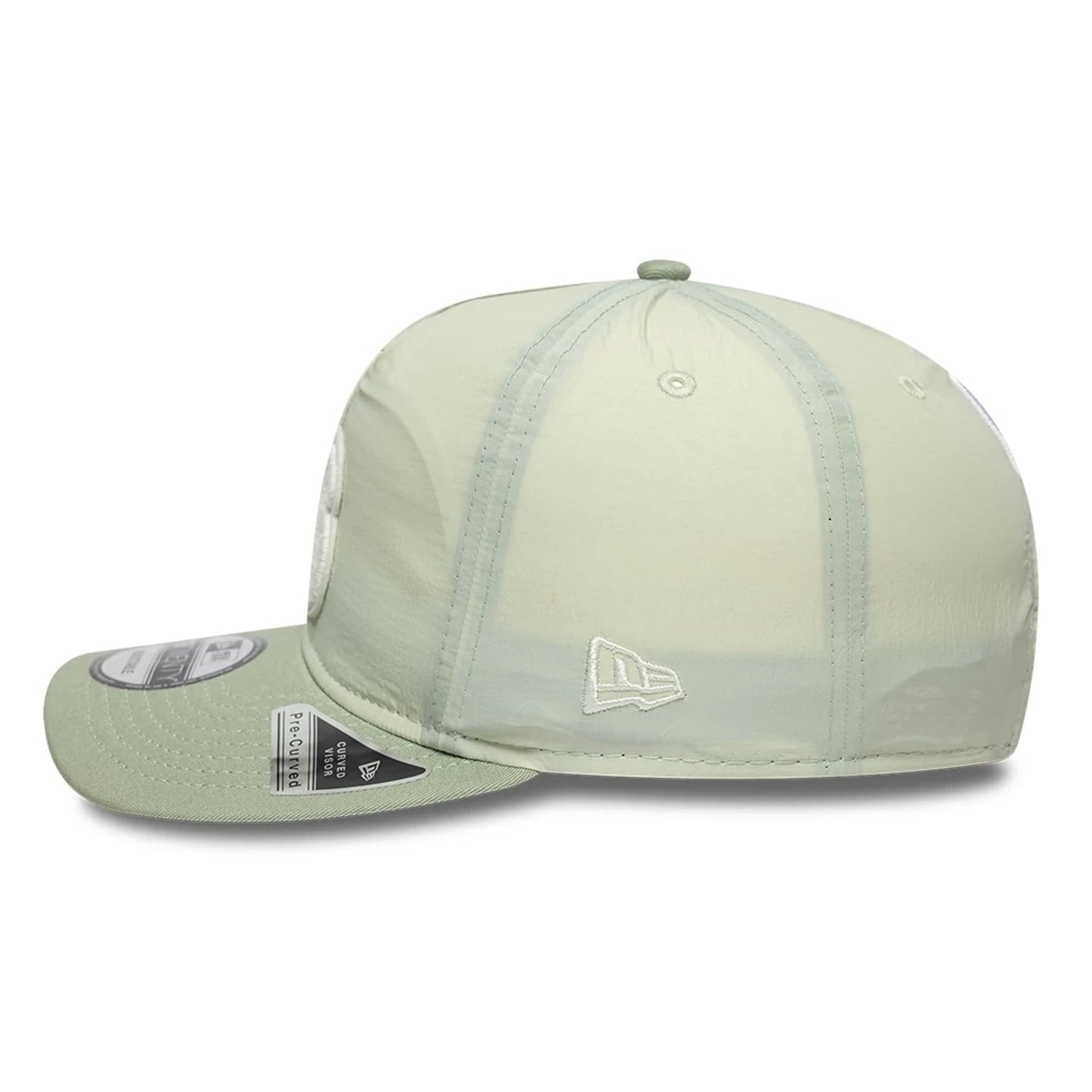 This is a Philadelphia 76ers Crinkle Pastel Green 19TWENTY Adjustable Cap 6