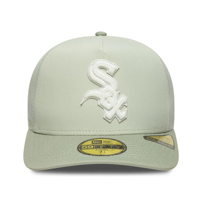 This is a Chicago White Sox Crinkle Pastel Green 59FIFTY A-Frame Fitted Cap 2