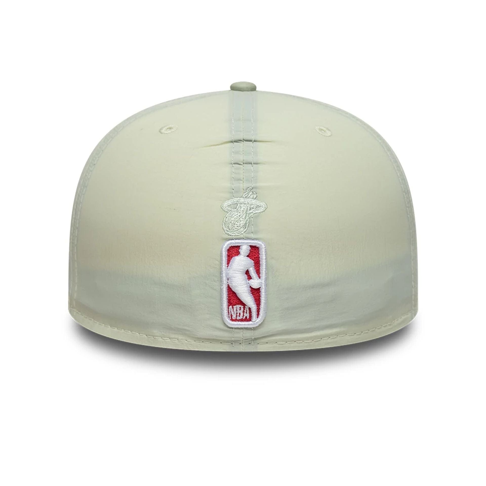 This is a Miami Heat Crinkle Pastel Green 59FIFTY A-Frame Fitted Cap 4