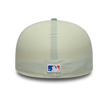 This is a New York Mets Crinkle Pastel Green 59FIFTY A-Frame Fitted Cap 4