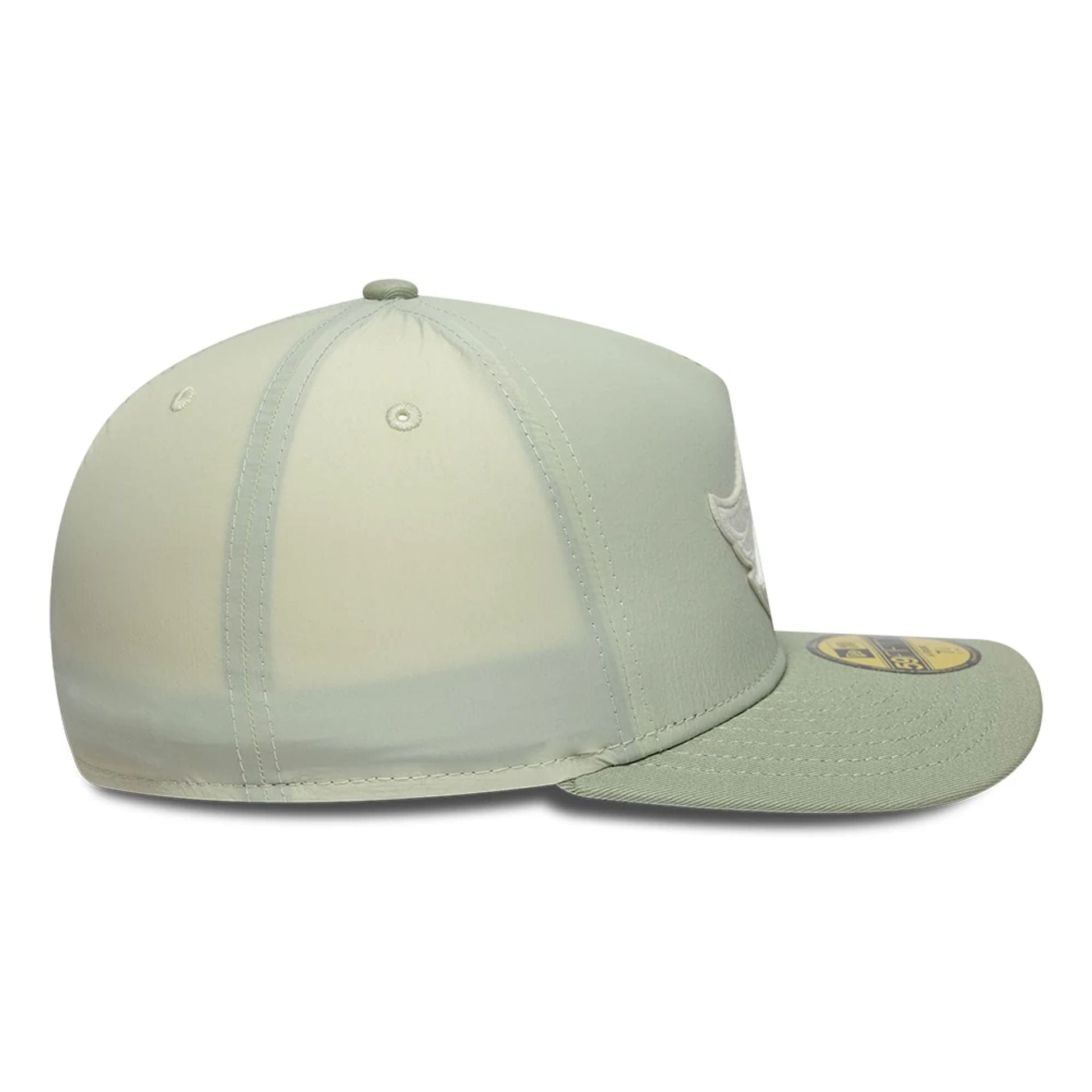 This is a LA Angels Crinkle Pastel Green 59FIFTY A-Frame Fitted Cap 7