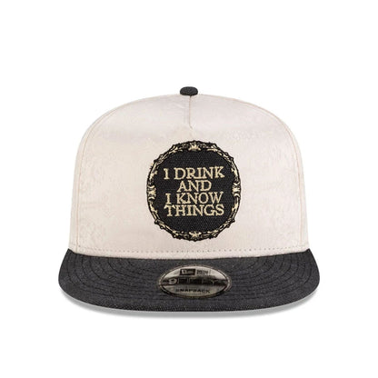 This is a Game Of Thrones Open Brown 9FIFTY A-Frame Snapback Adjustable Cap 3