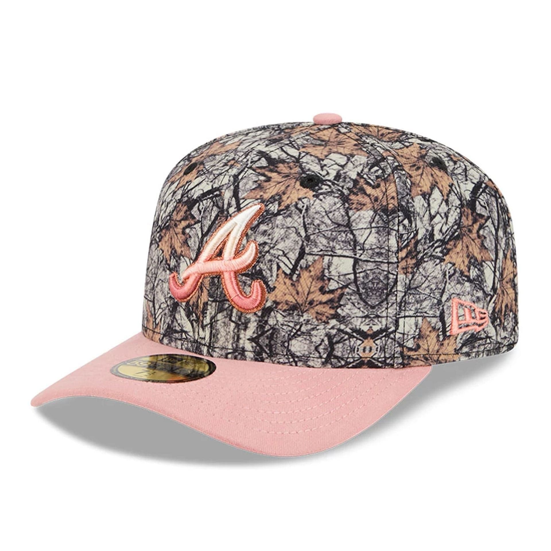 This is a Atlanta Braves Gradient Real Tree All Over Print 59FIFTY Fitted Cap 4