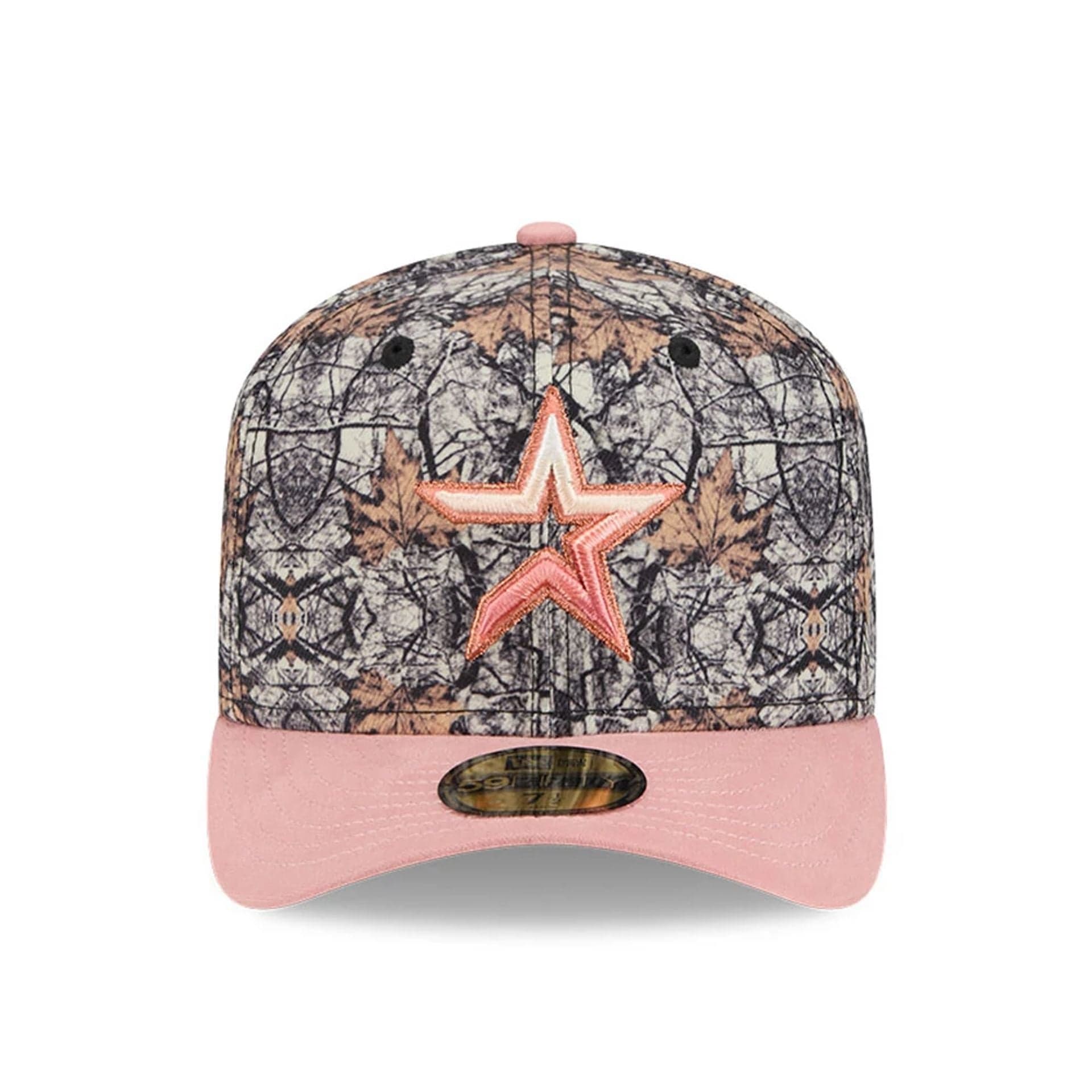 This is a Houston Astros Gradient Real Tree All Over Print 59FIFTY Fitted Cap 3