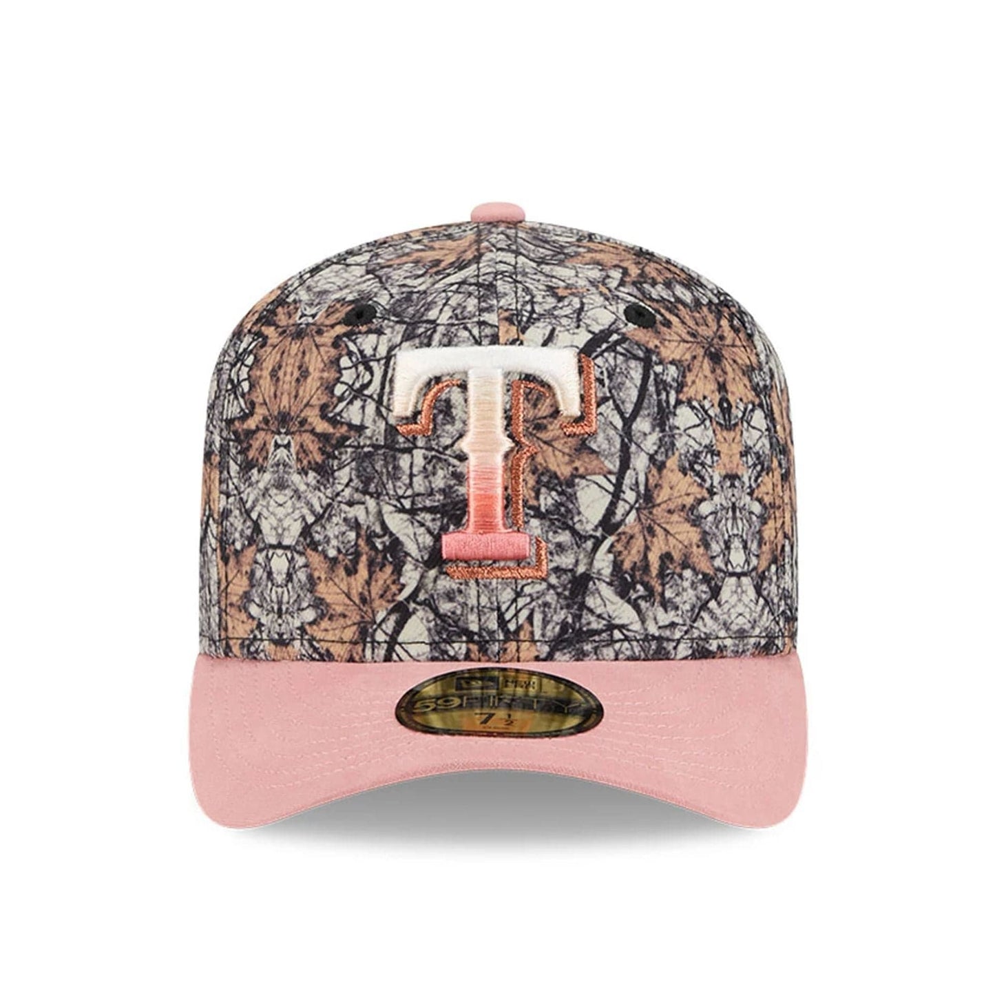 This is a Texas Rangers Gradient Real Tree All Over Print 59FIFTY Fitted Cap 3