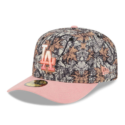 This is a LA Dodgers Gradient Real Tree All Over Print 59FIFTY Fitted Cap 4