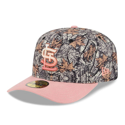 This is a St. Louis Cardinals Gradient Real Tree All Over Print 59FIFTY Fitted Cap 4