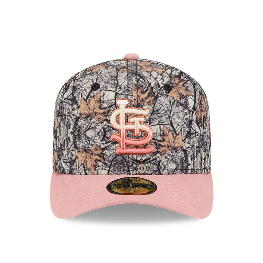 This is a St. Louis Cardinals Gradient Real Tree All Over Print 59FIFTY Fitted Cap 3