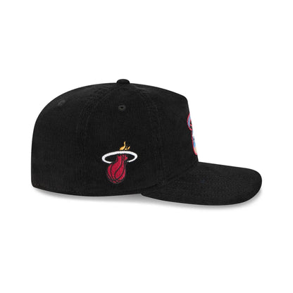 This is a Miami Heat NBA City Icon Black 19TWENTY Adjustable Cap 4