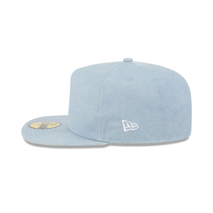 This is a New Era Pastel Blue 59FIFTY A-Frame Fitted Cap 4