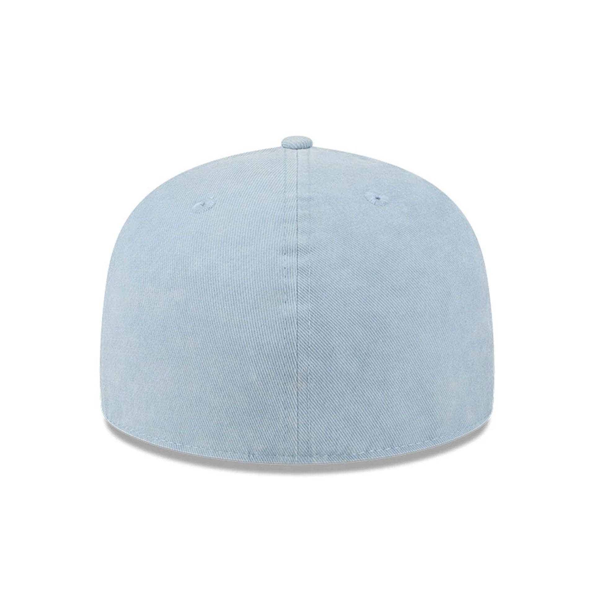 This is a New Era Pastel Blue 59FIFTY A-Frame Fitted Cap 6
