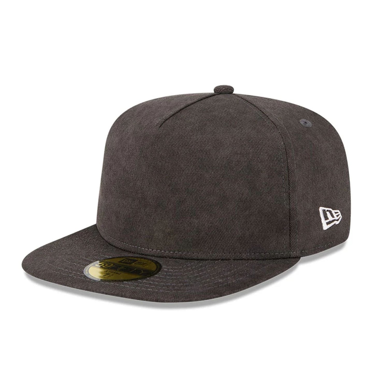 This is a New Era Black 59FIFTY A-Frame Fitted Cap 1